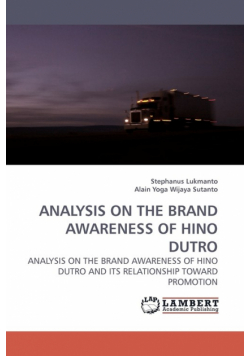 Analysis On The Brand Awareness Of Hino Dutro