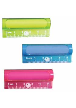 Gumka i linijka 5cm 2w1 (18szt) ASTRA