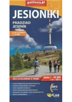 Mapa turystyczna - Jesioniki/Pradziad/Jesenik