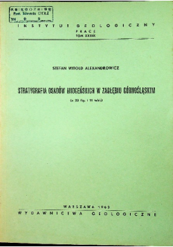 Stratygrafia osadów mioceńskich w Zagłębiu Górnośląskim