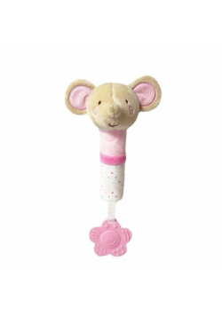 Myszka beżowa z dźwiękiem 17cm