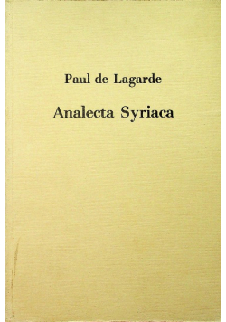 Analecta Syriaca
