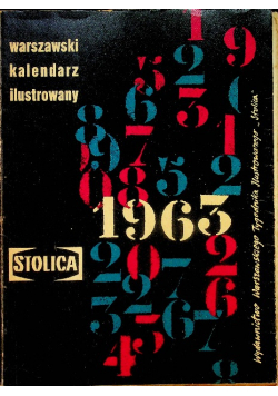 Warszawski kalendarz ilustrowany Stolica 1963