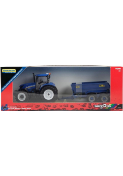 Britains New Holland traktor T6 z przyczepą TOMY