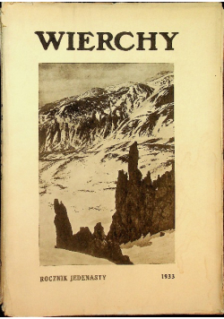 Wierchy Rocznik Jedenasty 1933 r.