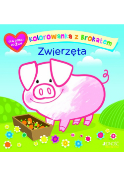 Kolorowanka z brokatem Zwierzęta