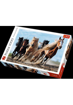 Puzzle 1000 Galopujące konie TREFL