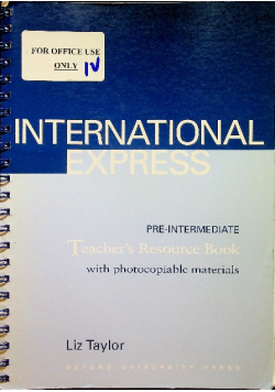 International Express Pre Intermediate Teachers Resource Book with Photocopiable materials