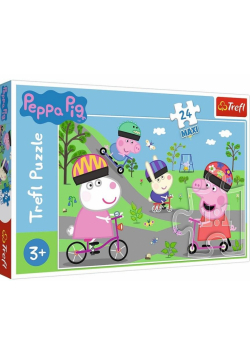Puzzle 24 maxi Aktywny dzień Świnki Peppy TREFL