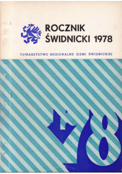 Rocznik świdnicki 1978