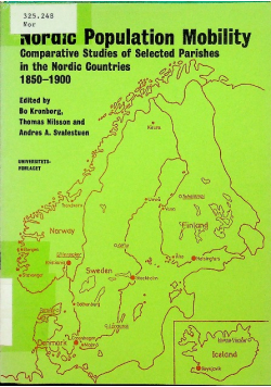 Nordic population mobility