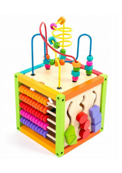 Drewniana kostka edukacyjna sorter