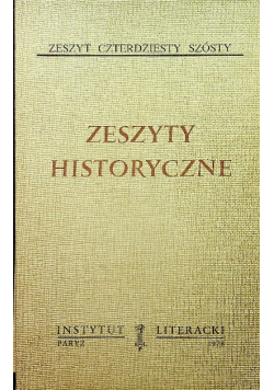 Zeszyty historyczne zeszyt 46