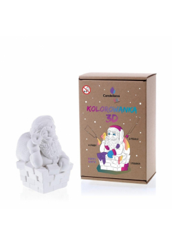Figurka do pomalowania - Funny Santa
