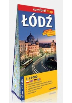 Comfort! map Łodź 1:22 000 plan miasta
