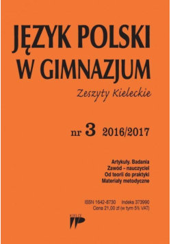 Język Polski w Gimnazjum nr 3 2016/2017