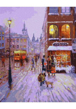 Malowanie po numerach -  Boże Narodzenie 40x50cm