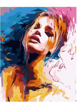 Malowanie po numerach - Kolory dziewczyna 40x50cm