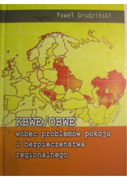 KBWE/OBWE wobec problemów pokoju i bezpieczeństwa regionalnego