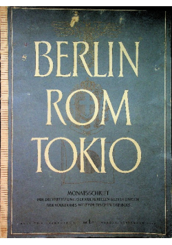 Berlin Rom Tokio 1942r.