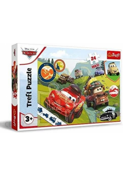 Puzzle 24 maxi Wesołe auta Cars 3