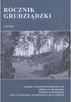 Rocznik Grudziądzki tom XIX