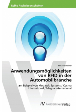 Anwendungsmöglichkeiten von RFID in der Automobilbranche