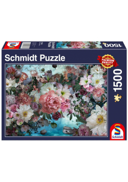 Puzzle 1500 Kwiaty pod wodą