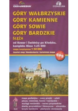 Góry Wałbrzyskie Kamienne Sowie Bardzkie Ślęża