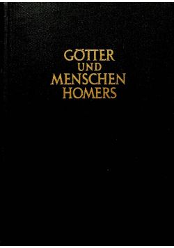 Gotter und menschen homers