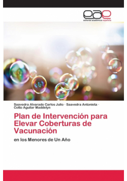 Plan de Intervención para Elevar Coberturas de Vacunación