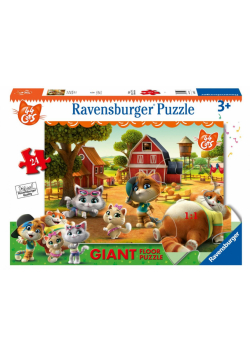 Puzzle 24 Bajka 44 koty na farmie gigant