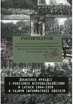 Informator o nielegalnych antypaństwowych...