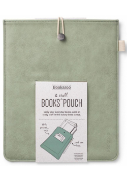 Bookaroo Books & Stuff - etui na książkę - oliwka