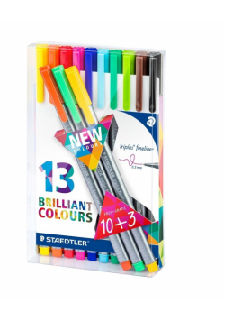 Cienkopis Triplus 0.3 mm 13 kolorów STAEDTLER