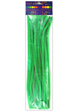Druciki kreatywne zielone 30cm 25szt