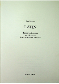 Lati Thinking Sensing and Doing in Latin American Dancing
