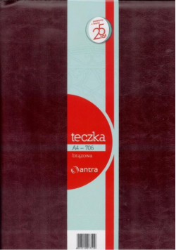 Teczka A4 706 brązowa