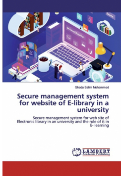 Secure management system for website of E-library in a university