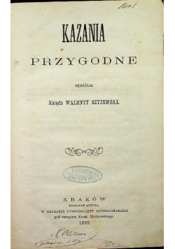 Kazania przygodne 1868 r.