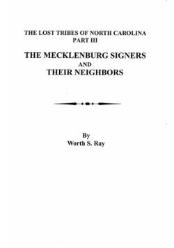 Mecklenburg Signers and Their Neighbors