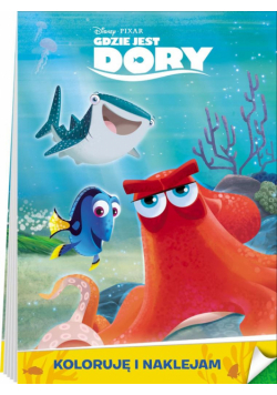 Gdzie jest Dory. Koloruję i naklejam