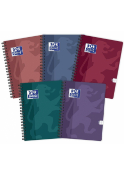 Kołozeszyt B5/100K kratka Touch Trend (5szt) OXFOR