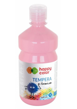 Farba tempera Premium 500ml różowa HAPPY COLOR