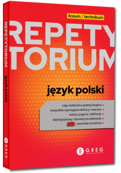 Repetytorium - liceum/technikum - język polski - 2023