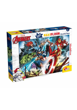 Puzzle podłogowqe dwustronne Maxi 150 Avengers