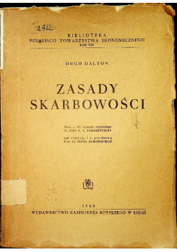 Zasady skarbowości 1948 r
