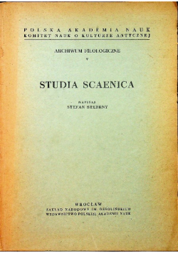 Studia Scaenica