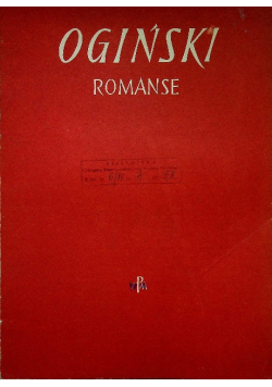 Ogiński romanse