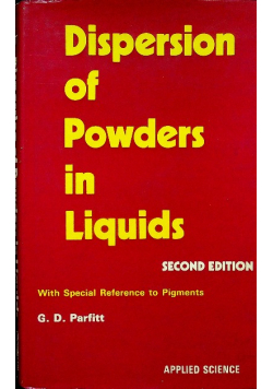 Dispersion of Pwders in Liquids